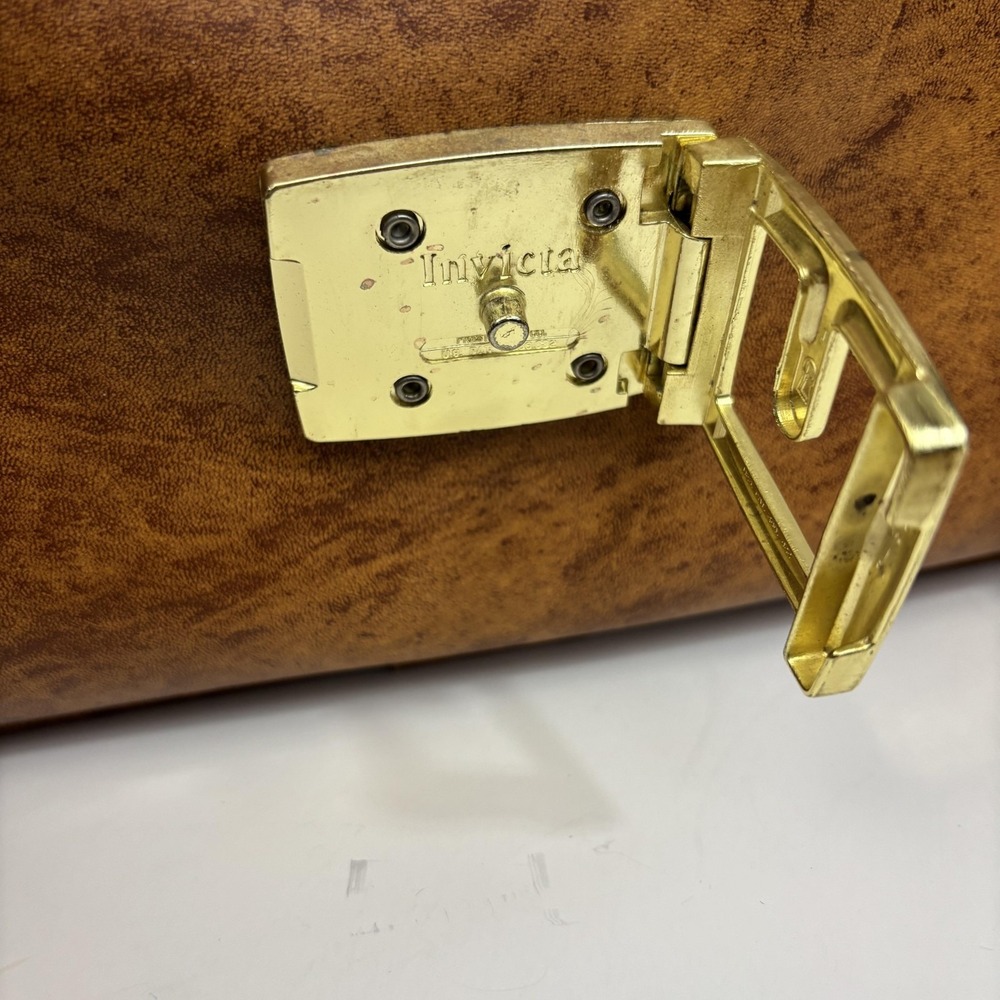 Vintage Argosy By Invicta Brown Retro Carry On Bag Luggage Weekender Retro - Picture 8 of 14